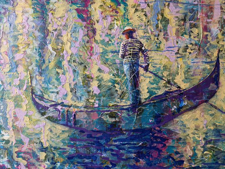 Original Impressionism Seascape Painting by Rakhmet Redzhepov