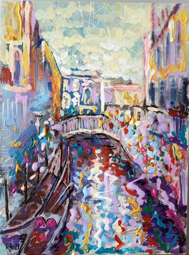 Original Impressionism Cities Paintings by Rakhmet Redzhepov