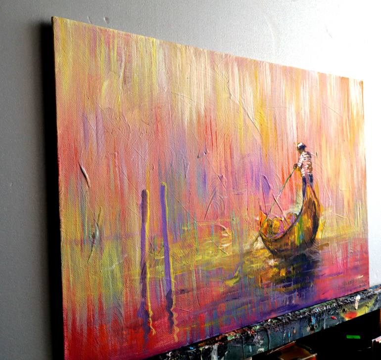 Original Impressionism Seascape Painting by Rakhmet Redzhepov