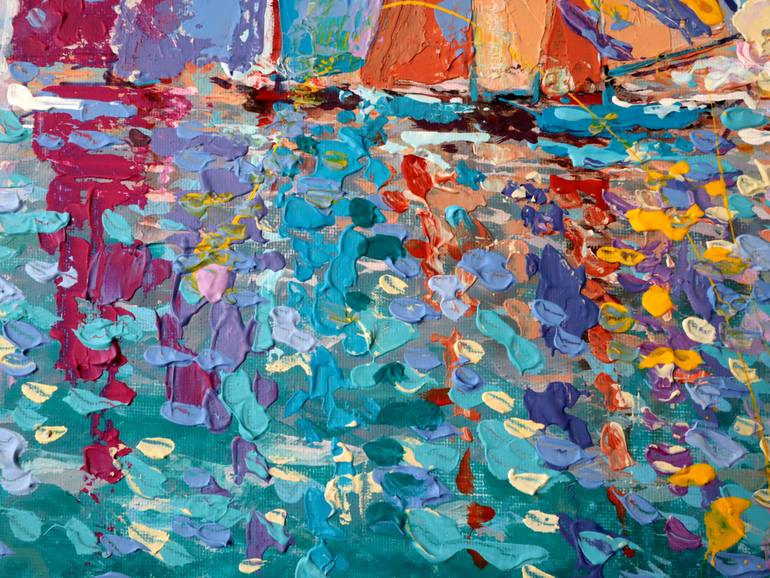 Original Expressionism Seascape Painting by Rakhmet Redzhepov