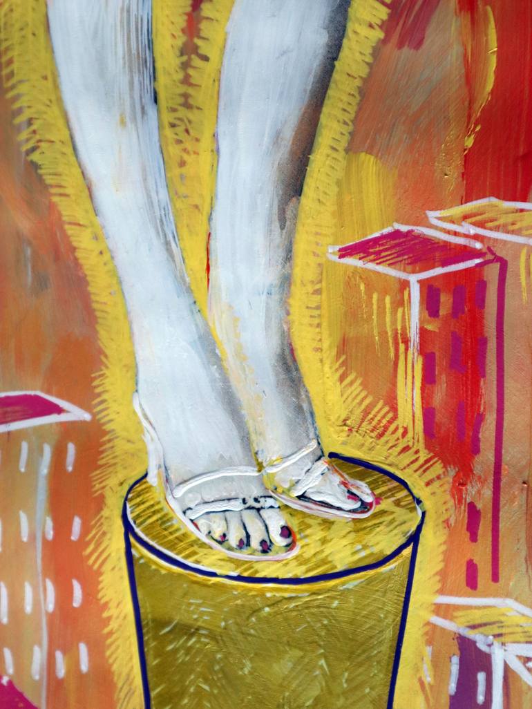 Original Expressionism Pop Culture/Celebrity Painting by Rakhmet Redzhepov