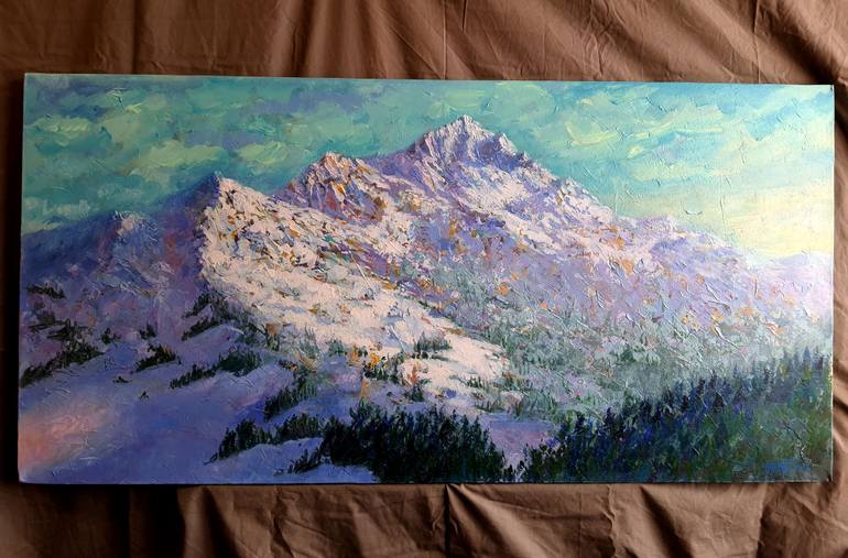 Original Expressionism Landscape Painting by Rakhmet Redzhepov