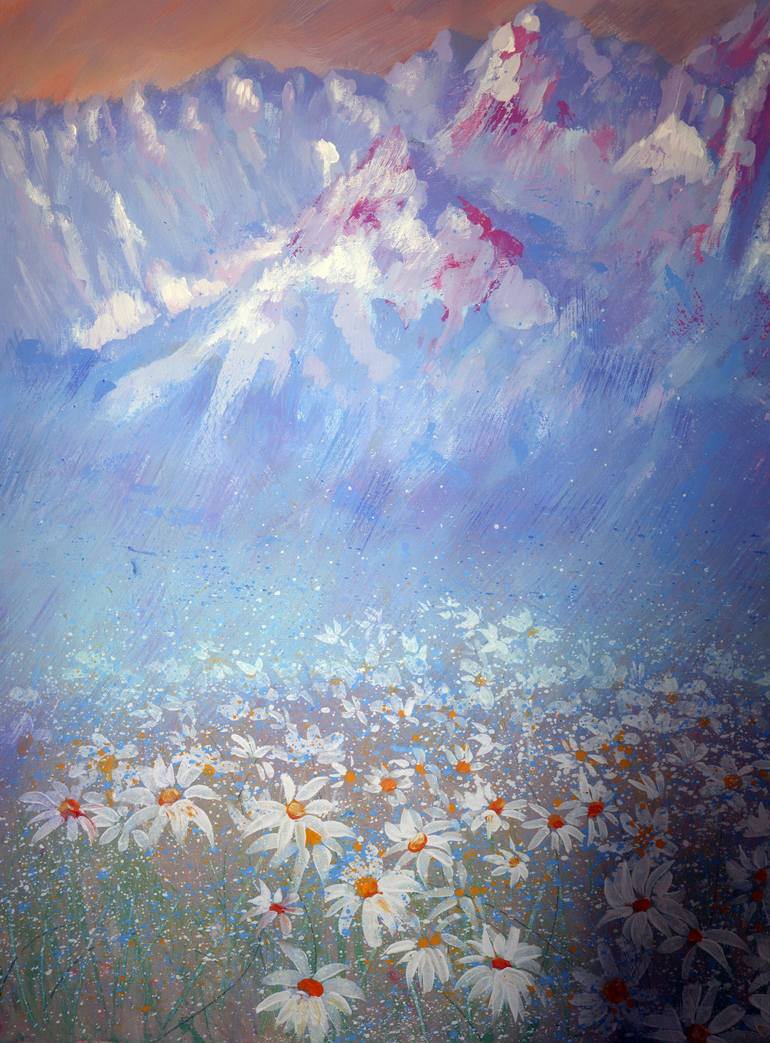 Original Expressionism Landscape Painting by Rakhmet Redzhepov