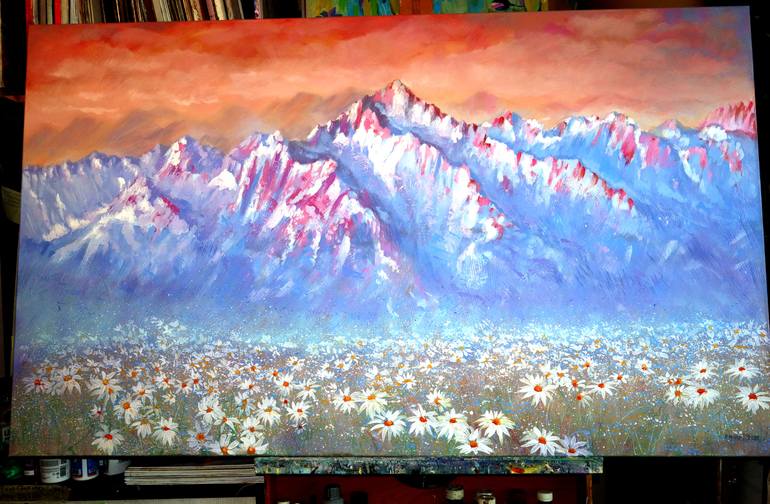 Original Expressionism Landscape Painting by Rakhmet Redzhepov