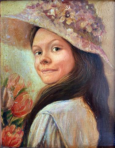 Original Expressionism Portrait Paintings by Rakhmet Redzhepov