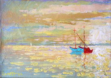 Original Seascape Paintings by Rakhmet Redzhepov