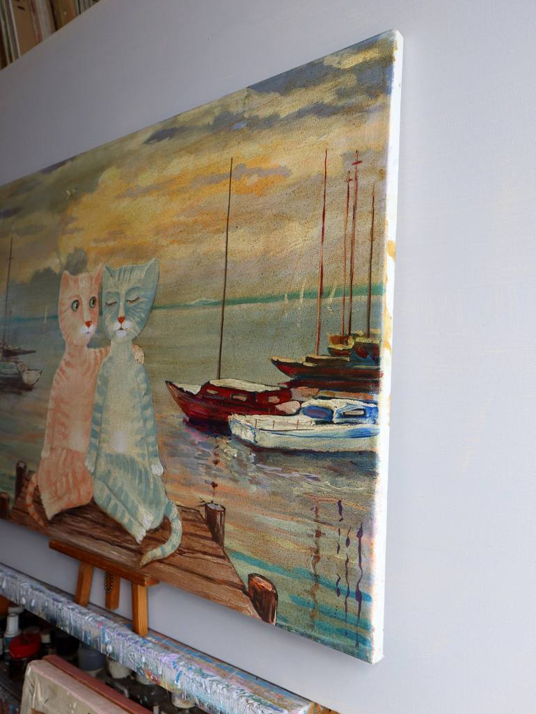 Original Expressionism Animal Painting by Rakhmet Redzhepov