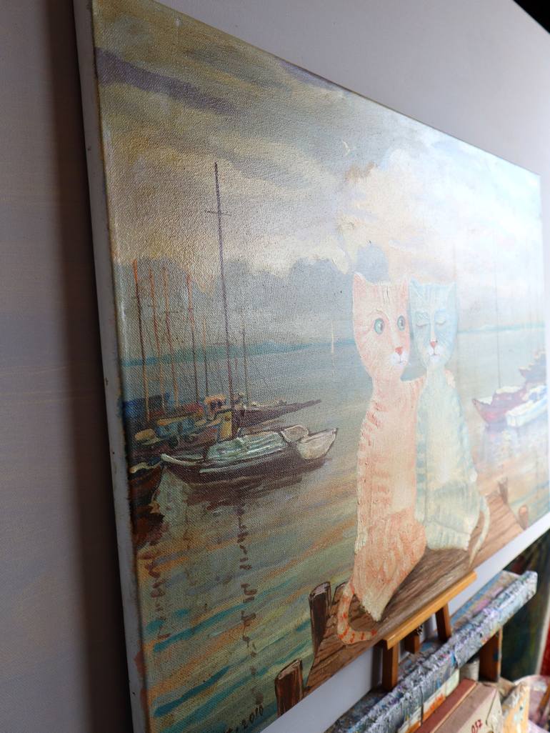 Original Expressionism Animal Painting by Rakhmet Redzhepov