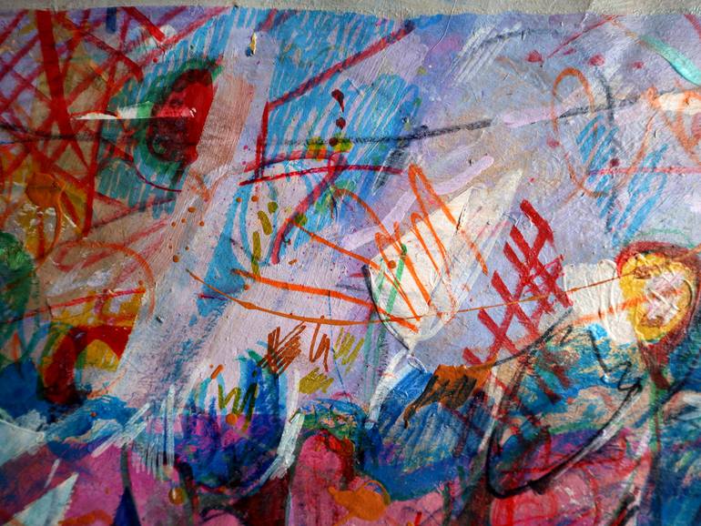 Original Expressionism Floral Painting by Rakhmet Redzhepov