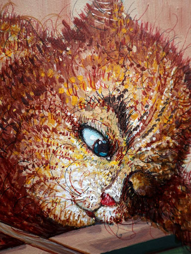 Original Animal Painting by Rakhmet Redzhepov