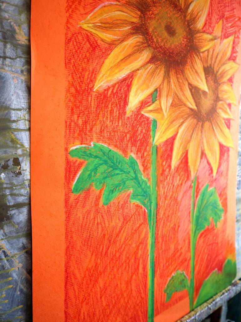 Original Impressionism Floral Painting by Rakhmet Redzhepov