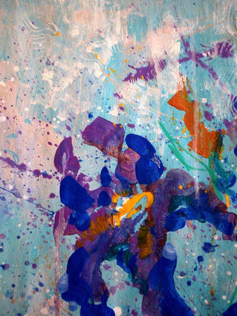 Original Impressionism Floral Painting by Rakhmet Redzhepov