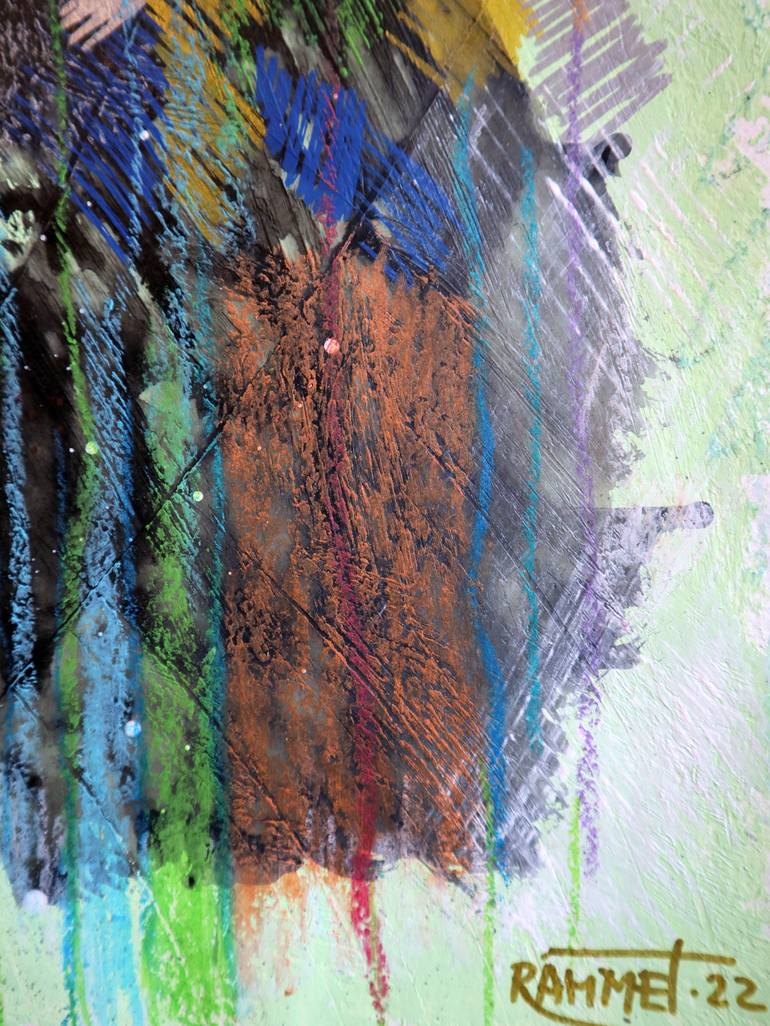 Original Expressionism Floral Painting by Rakhmet Redzhepov
