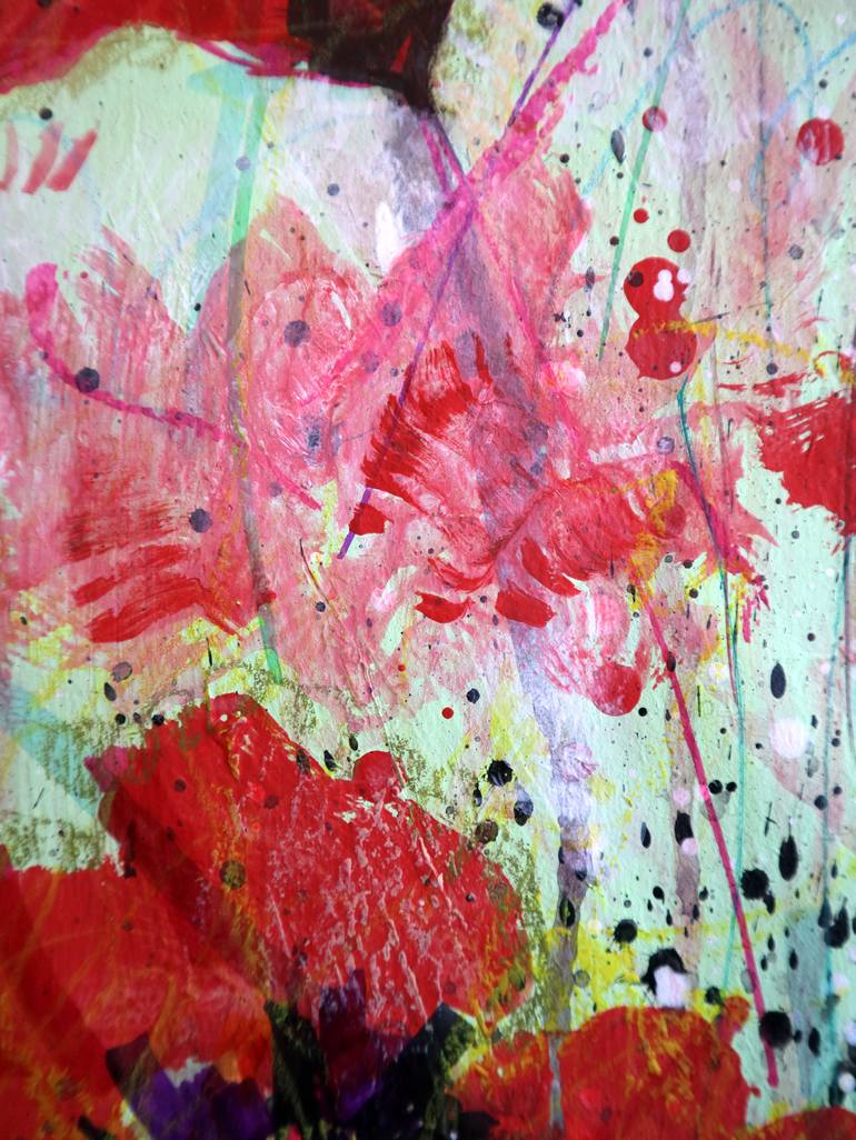 Original Expressionism Floral Painting by Rakhmet Redzhepov