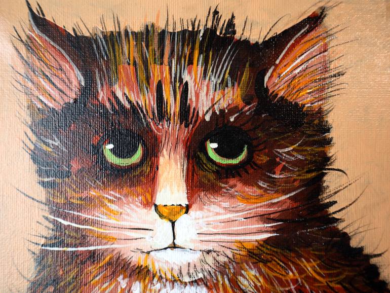 Original Expressionism Animal Painting by Rakhmet Redzhepov