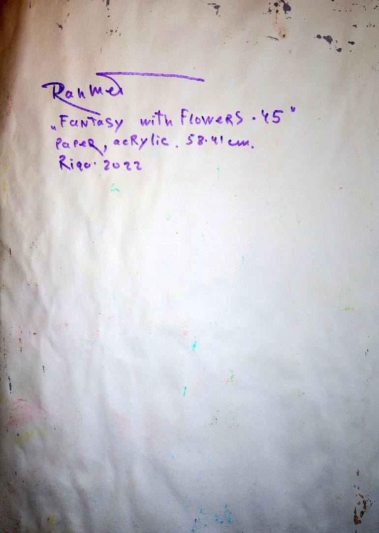 Original Impressionism Floral Painting by Rakhmet Redzhepov
