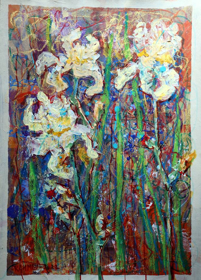ketcher berømt Begrænset Fantasy with Flowers 48. Painting by Rakhmet Redzhepov | Saatchi Art