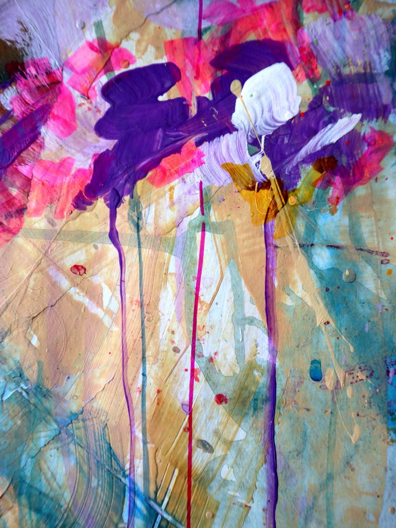 Original Expressionism Floral Painting by Rakhmet Redzhepov