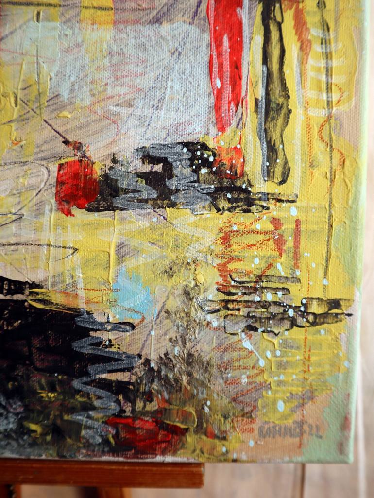 Original Abstract Painting by Rakhmet Redzhepov