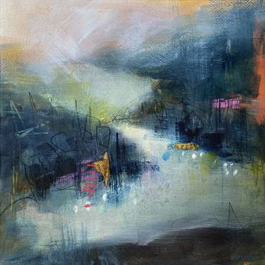 Original Abstract Landscape Paintings by Narelle Callen