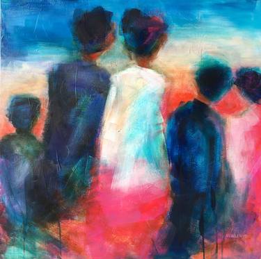 Print of Impressionism People Paintings by Narelle Callen