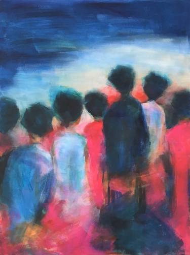 Print of Impressionism People Paintings by Narelle Callen