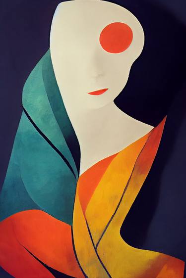 Print of Art Deco People Digital by Gabriel Pevide