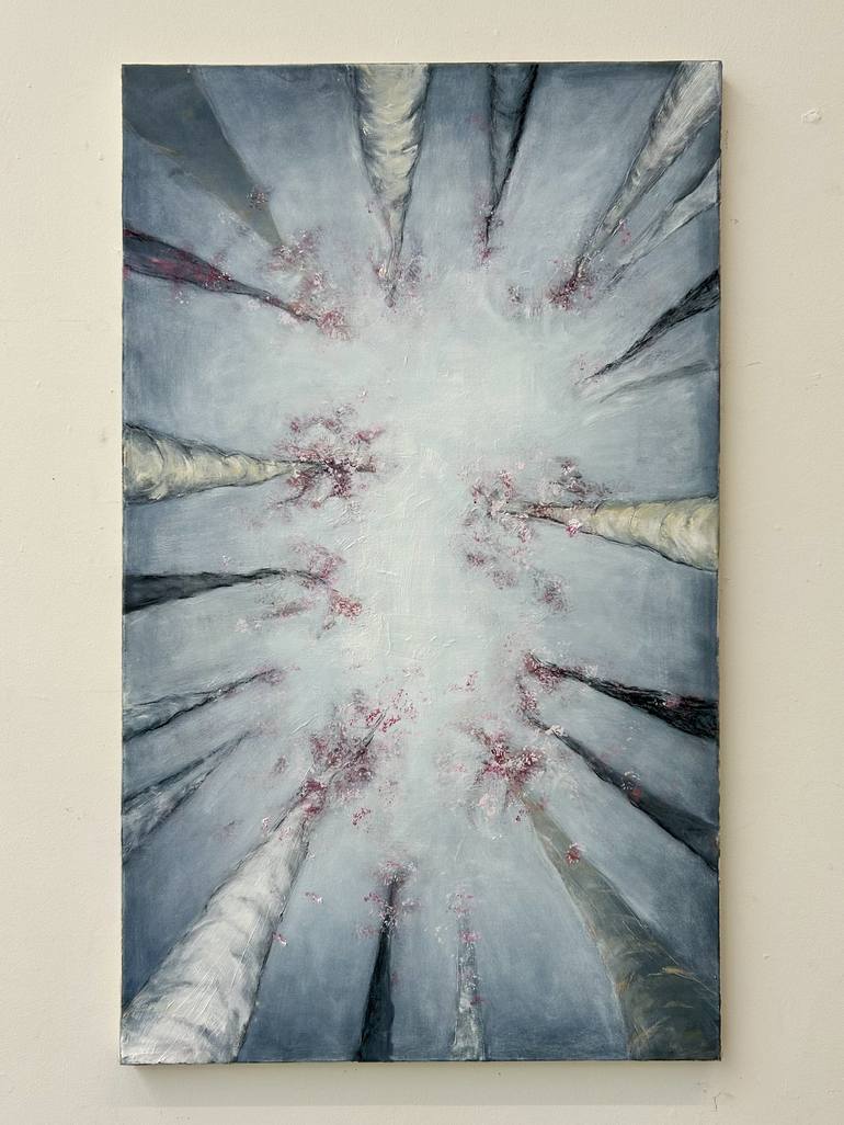 Original Contemporary Tree Painting by Kim Kivits