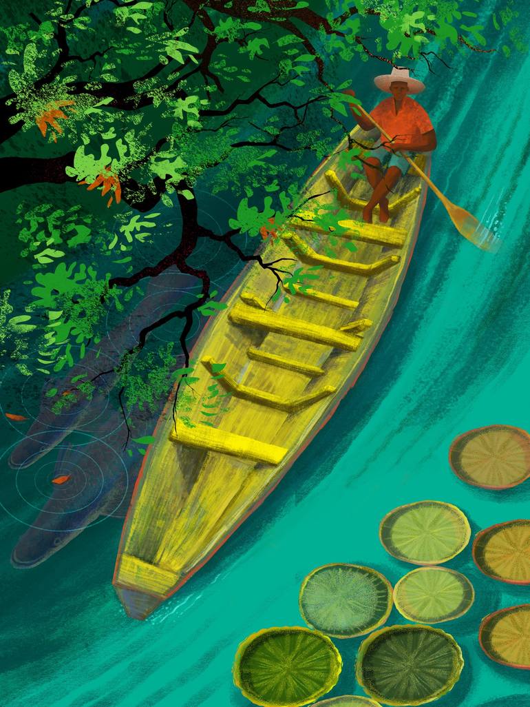 Amazon River Painting by Nato Gomes Saatchi Art