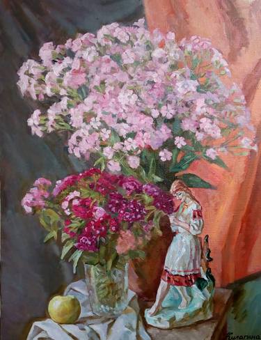 Print of Fine Art Floral Paintings by Анна Кулагина