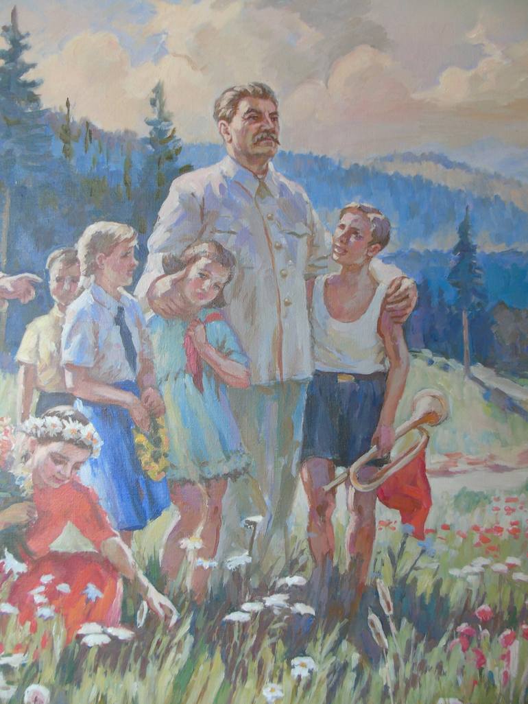 Original Fine Art Political Painting by Анна Кулагина