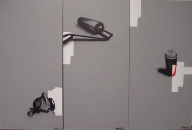 Original Conceptual Graffiti Paintings by Helge Steinmann BOMBER