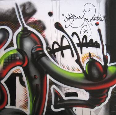 Original Conceptual Graffiti Paintings by Helge Steinmann Bomber