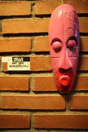 Original Symbolism Religion Sculpture by Helge Steinmann Bomber