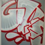 Grey Throw Up 1996 by Helge Steinmann BOMBER
