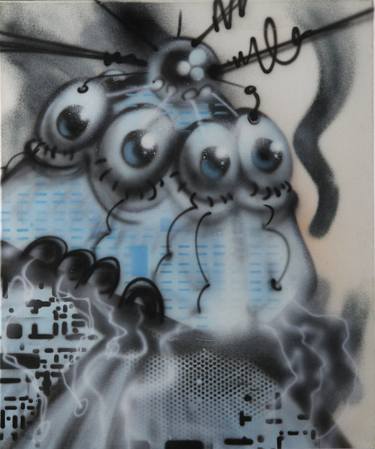 Print of Graffiti Paintings by Helge Steinmann BOMBER