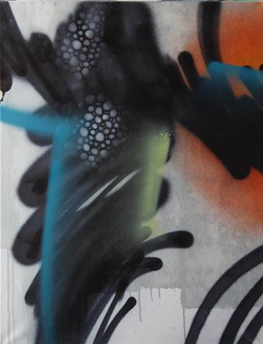 Original Abstract Graffiti Paintings by Helge Steinmann BOMBER
