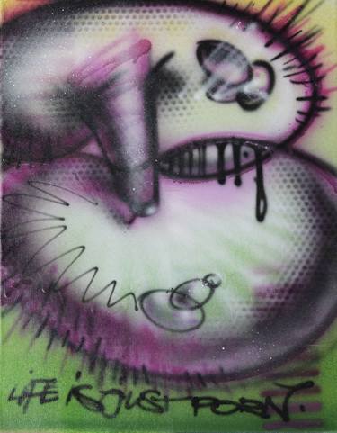 Print of Abstract Graffiti Paintings by Helge Steinmann BOMBER
