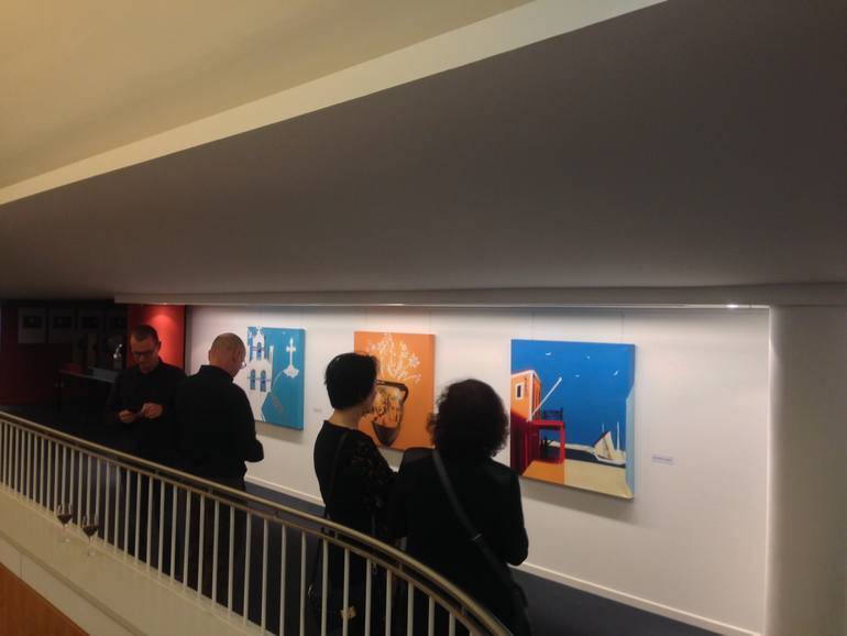 Original Conceptual Graffiti Painting by Helge Steinmann Bomber