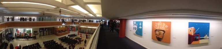 Original Conceptual Graffiti Painting by Helge Steinmann Bomber