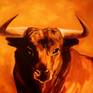 This is a Realistic-Impresion of a Spanish Fighting Bull