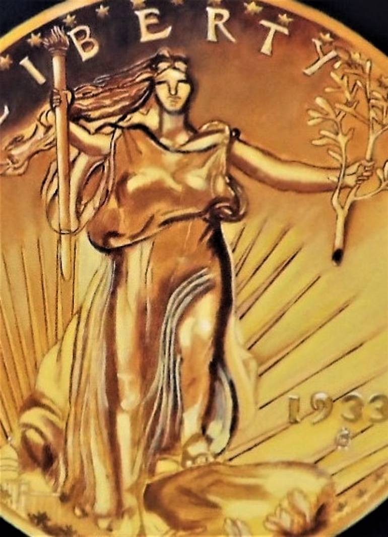 Original Expressionism People Painting by Manuel Sanchez