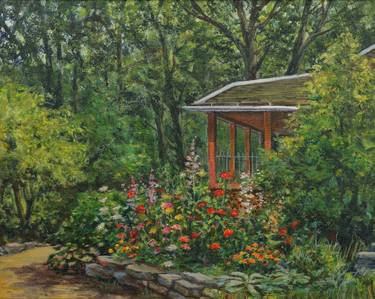 Porch and Garden at T.C. Steele Home thumb