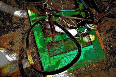 Original Abstract Bicycle Photography by Jeff Watts