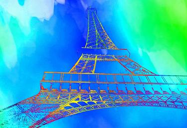 Eiffel Tower Abstract 1 - Limited Edition of 10 thumb