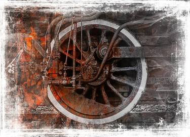 Driving Wheel Abstract - Limited Edition of 10 thumb