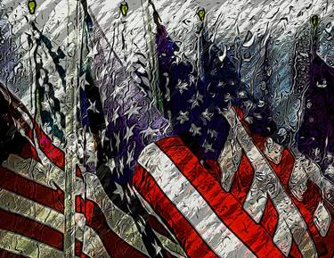 Old Glory Abstract - Limited Edition of 10 thumb