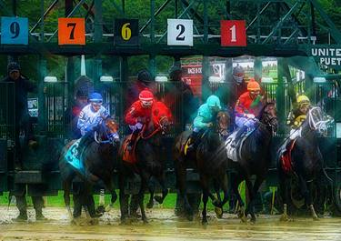 And They're Off At Saratoga - Limited Edition of 10 thumb