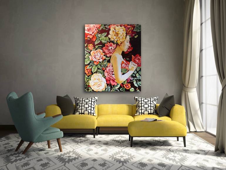 Original Modern People Painting by Joanna Szumska