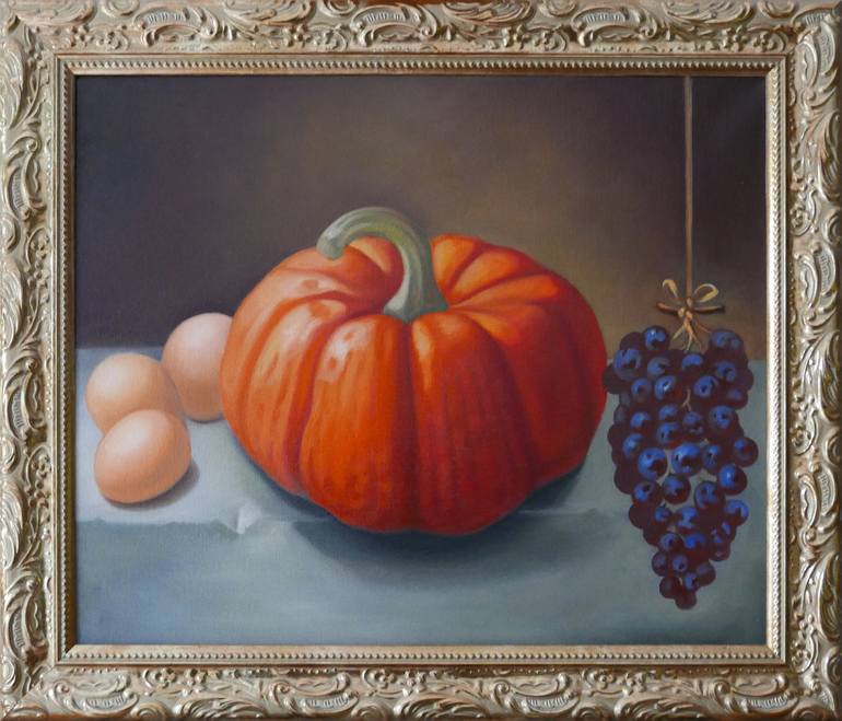 pumpkin still life paintings